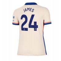 Camiseta Chelsea Reece James #24 Segunda Equipación Replica 2024-25 para mujer mangas cortas